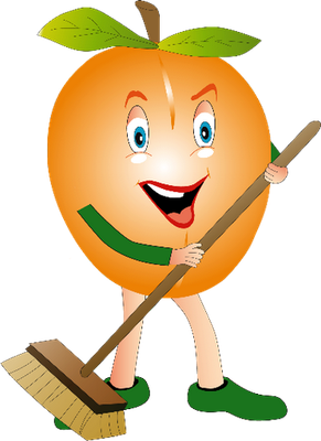 abricot - fruit - alimentation - smiley émoticône émoji cartoon clipart illustration - artémotic