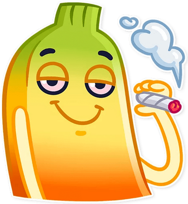 banane - fruit - alimentation - smiley émoticône émoji cartoon clipart illustration - artémotic
