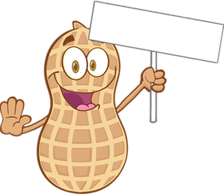cacahuète - fruit - alimentation - smiley émoticône émoji cartoon clipart illustration - artémotic