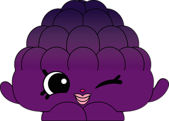 mûre - fruit - alimentation - smiley émoticône émoji cartoon clipart illustration - artémotic