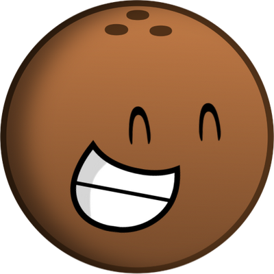 noix de coco - fruit - alimentation - smiley émoticône émoji cartoon clipart illustration - artémotic