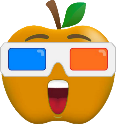 pomme - fruit - alimentation - smiley émoticône émoji cartoon clipart illustration - artémotic