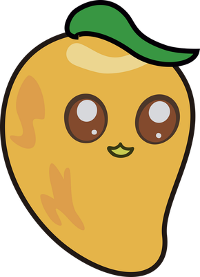 mangue - fruit - alimentation - smiley émoticône émoji cartoon clipart illustration - artémotic