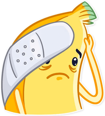 banane - fruit - alimentation - smiley émoticône émoji cartoon clipart illustration - artémotic