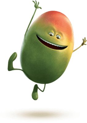 mangue - fruit - alimentation - smiley émoticône émoji cartoon clipart illustration - artémotic