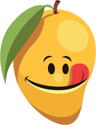 mangue - fruit - alimentation - smiley émoticône émoji cartoon clipart illustration - artémotic