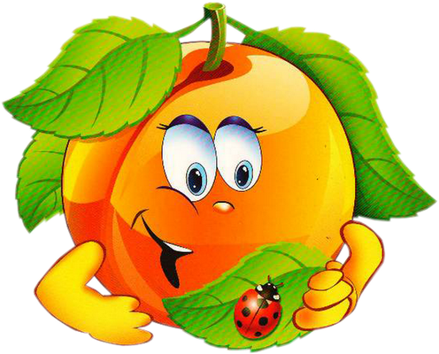 abricot - fruit - alimentation - smiley émoticône émoji cartoon clipart illustration - artémotic