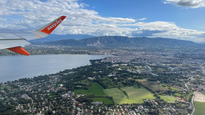Die letzten Meter über der Schweiz