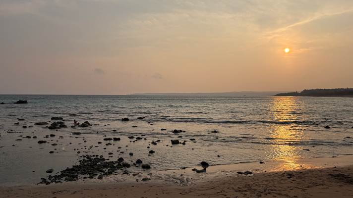 Abends am Strand von Kending