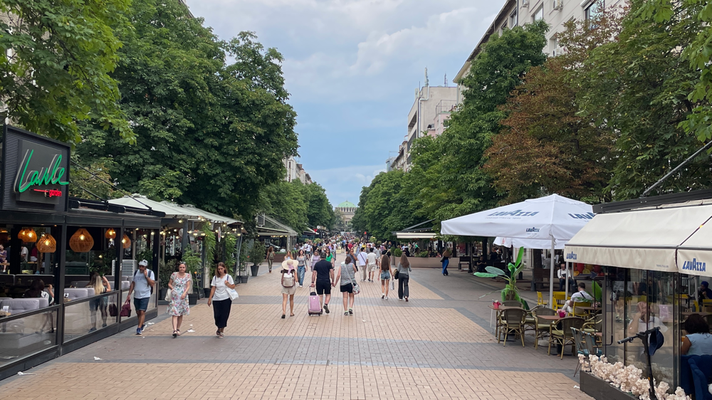 Fussgängerzone in Sofia