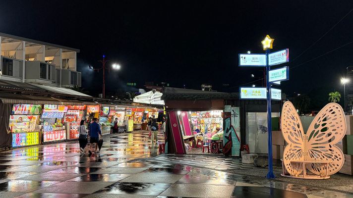 Auf dem Nachtmarkt in Hualien