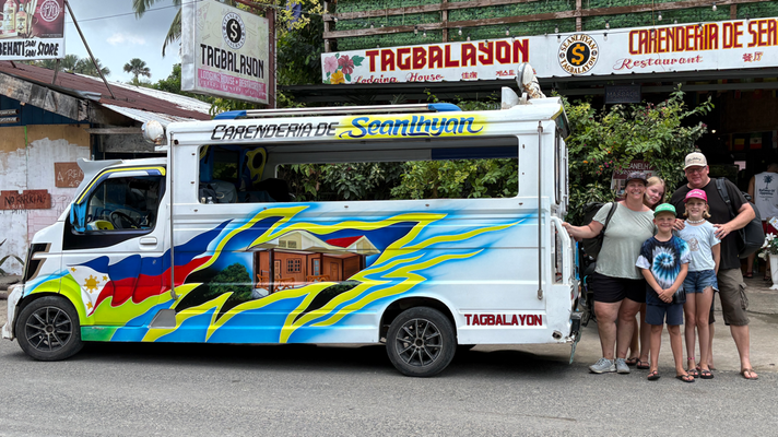 Unser Transport zum Hafen