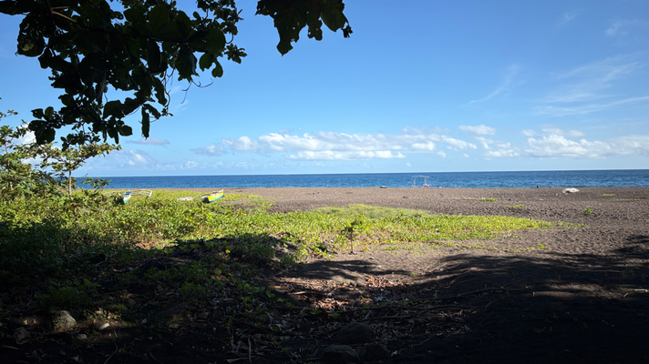 Aussicht von unserem Strandhäuschen