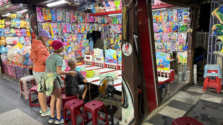Auf dem Nachtmarkt in Hualien