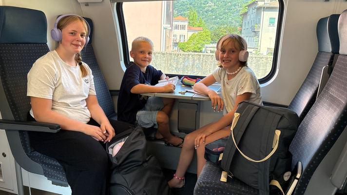 Mit dem Zug durch den Gotthard