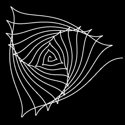 Spirale m=3.1, q=1, p=0.5