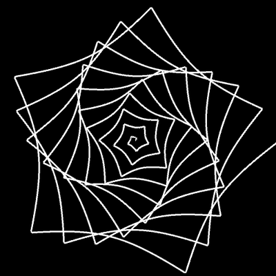 Spirale m=5.2, q=1, p=1