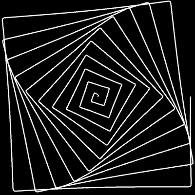 Spirale m=4.1, q=100, p=100