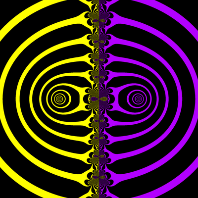 Basins of Attraction z^2-1=0, Euler-Chebyshev-Verfahren, m=0.3