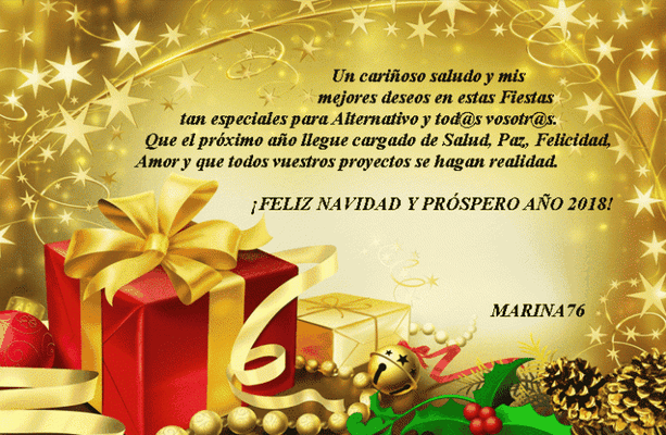Marina Felicitación 2017