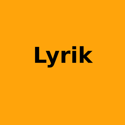 Kategorie Lyrik