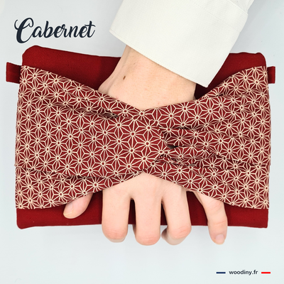 sac pochette japonaise rouge