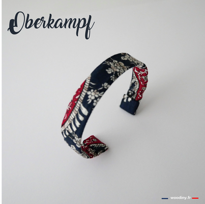 Bracelet bleu cachemire