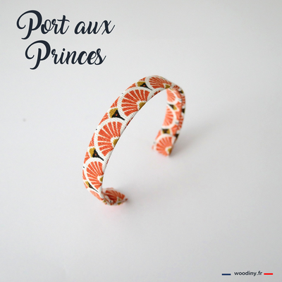 Bracelet orange vif