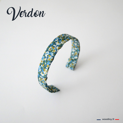 Bracelet liberty vert et bleu