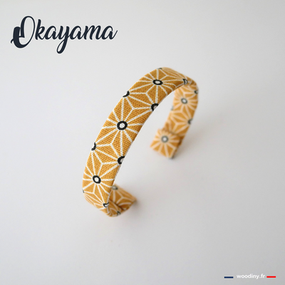 Bracelet jaune asanoha