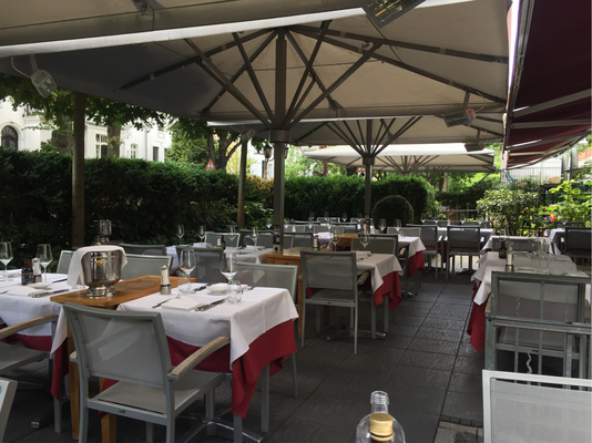 Hauptterrasse. Main Terrace. terrazza principale.
