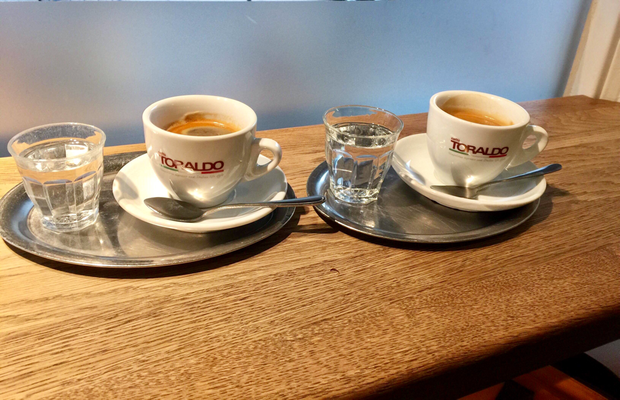 Der Toraldo Cafe. The Toraldo Coffee.