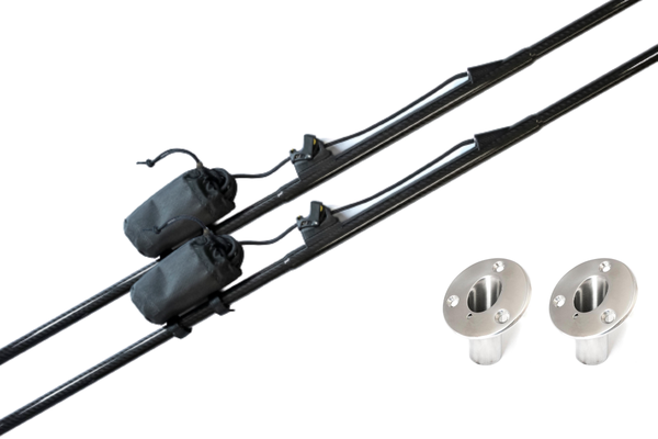 6m Carbon Tender Mooring Whip Kit for tenders up to 12m LOA