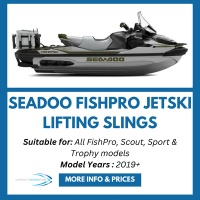 Seadoo FishPro Jetski lifting slings www.superyachtmarinestore.com