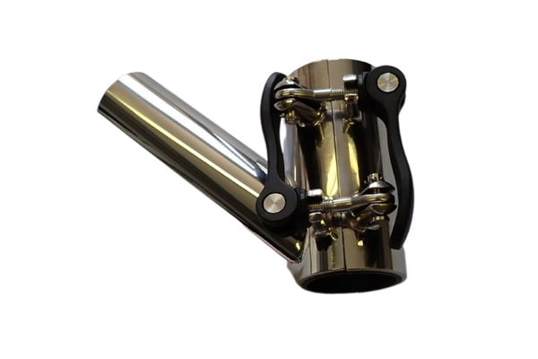 Stainless steel mooring whip stanchion mounts