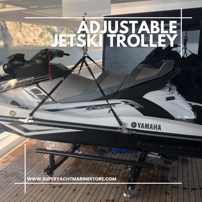 Superyacht adjustable jetski trolley ©www.superyachtmarinestore.com
