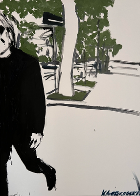 2026 oil on canvas 90х60см  «HEROIN CHIC»
