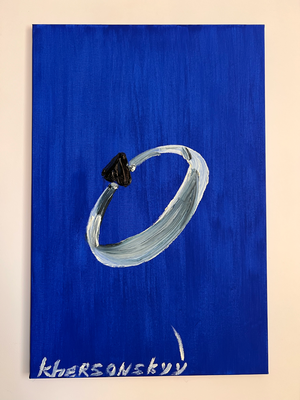 2026 oil on canvas 90x60cm «ring»