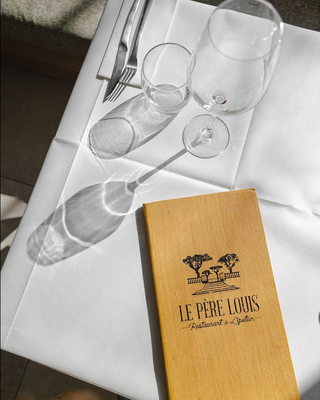 Porte menu restaurant le Père Louis tamaris la seyne