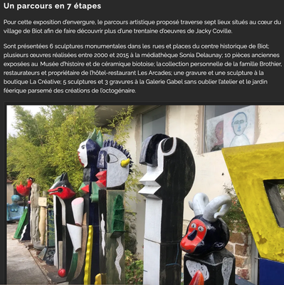 Jacky Coville, articles de presse 2022