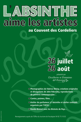 Création graphique de l'affiche pour les Distilleries et Domaines de provence