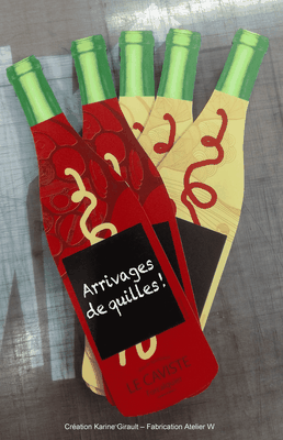 Création de bouteilles pour Le caviste Antoine de Forcalquier