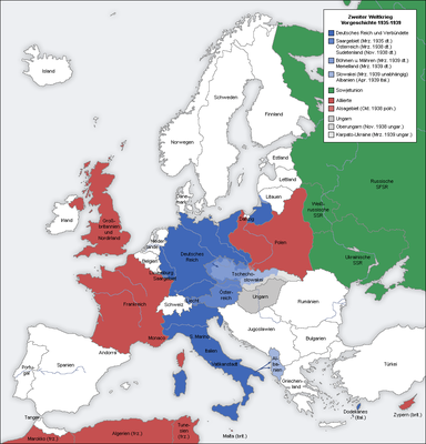 Europa 1935- 1939