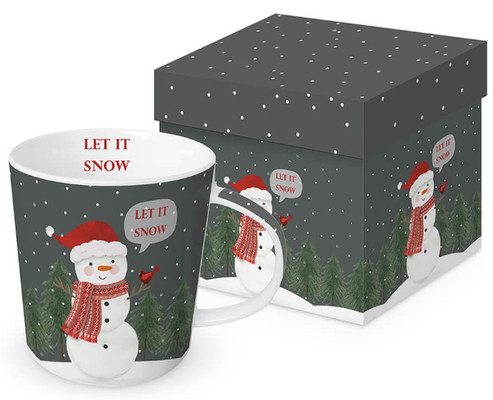 Tasse in Geschenkverpackung Snowman in Grey, 350ml: 17,90€