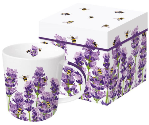 Tasse in Geschenkverpackung Bees & Lavender, 350ml: 17,90€