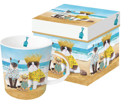 Tasse in Geschenkverpackung Cats Beach Party, 350ml: 17,90€