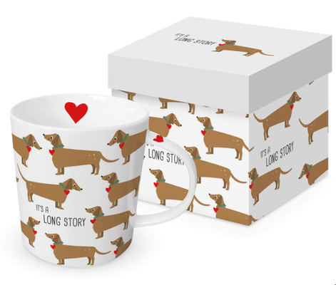 Tasse in Geschenkverpackung Long Story, 350ml: 17,90€