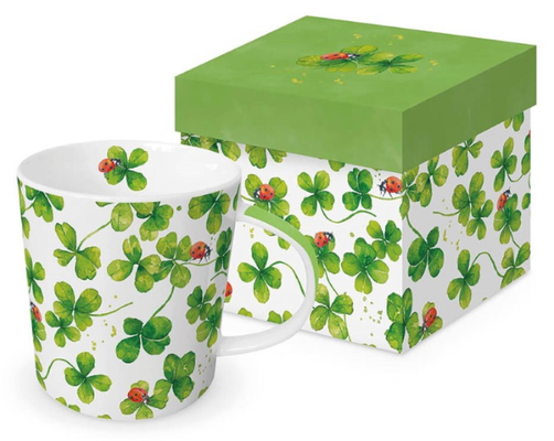 Tasse in Geschenkverpackung Kleeblatt, 350ml: 17,90€