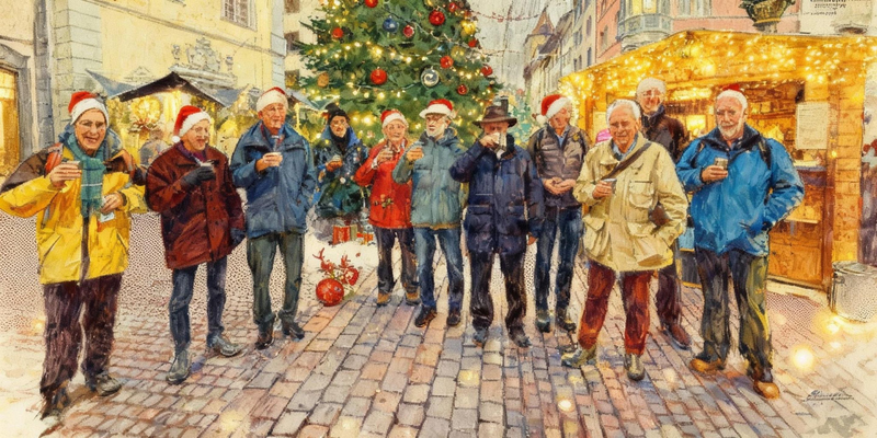 Glühweingeniesser «Expressionismus»