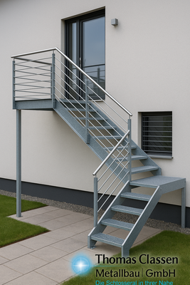 Stahltreppen in Neuss